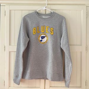 St. Louis Blues Gray Crewneck Sweatshirt